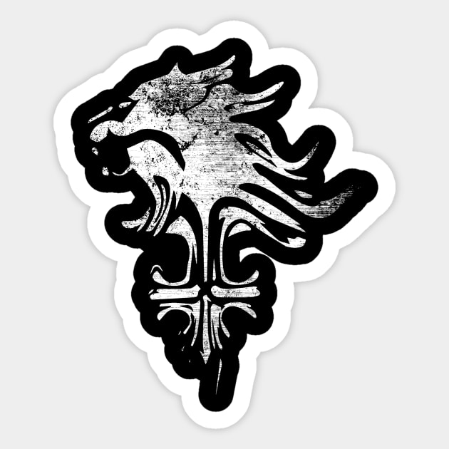 Lionheart Final Fantasy Sticker by geekmethat